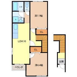 ＡＮＤ　ＯＮＥ　東棟の物件間取画像